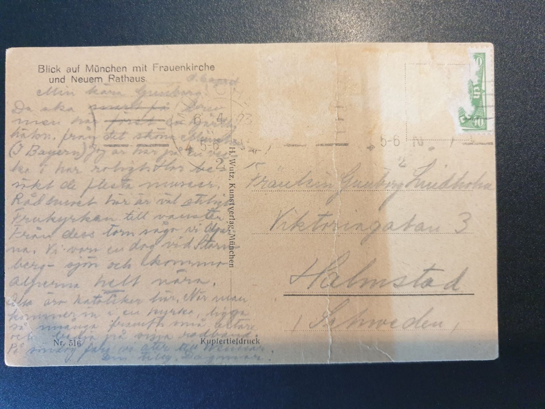 Cartoline postali: alte Postkarte aus München – Usato da Zumikon venduto da chv_w96q 1