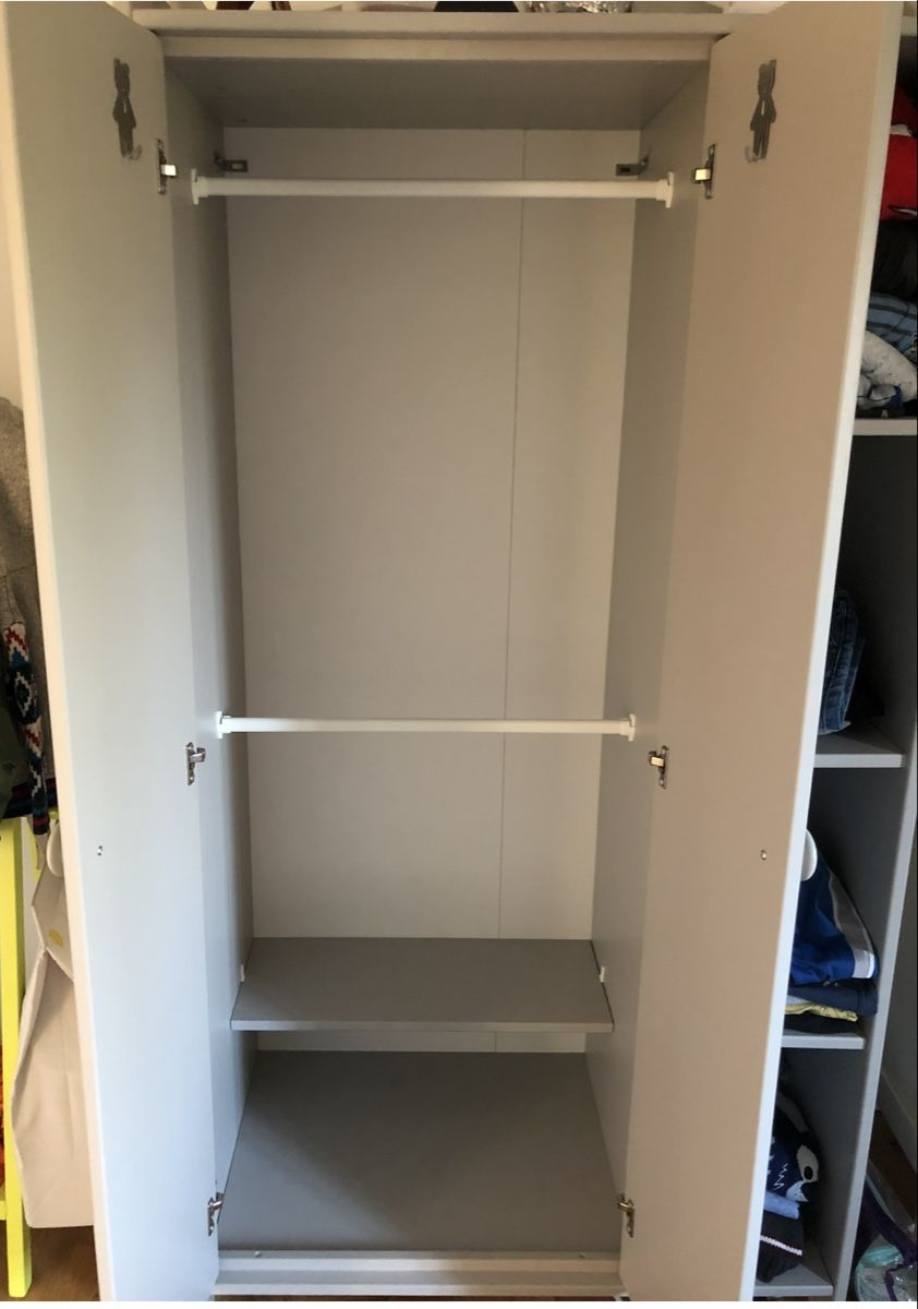 Ikea Armadi: Wardrobe with Open Shelving Unit Used Condition – Usato da Büren an der Aare venduto da bradlee512 1