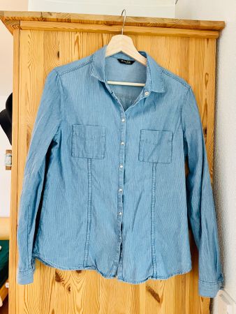 Jeansbluse v. Massimo Dutti