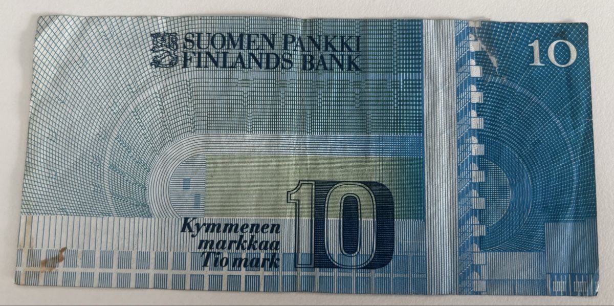 Banconote: Finnland 10 Markkaa 1986 Banknote – Usato da Algetshausen venduto da Carrhard 1
