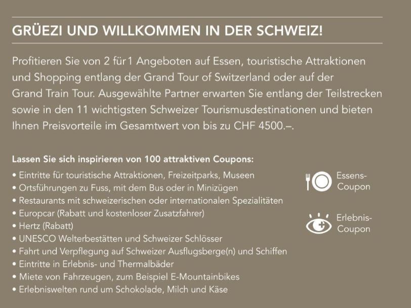 SWISS COUPON PASS 2024 Kaufen auf Ricardo