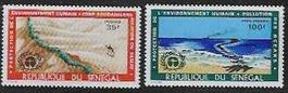 SÉNÉGAL 1972 Michel Nr. 489/90 **