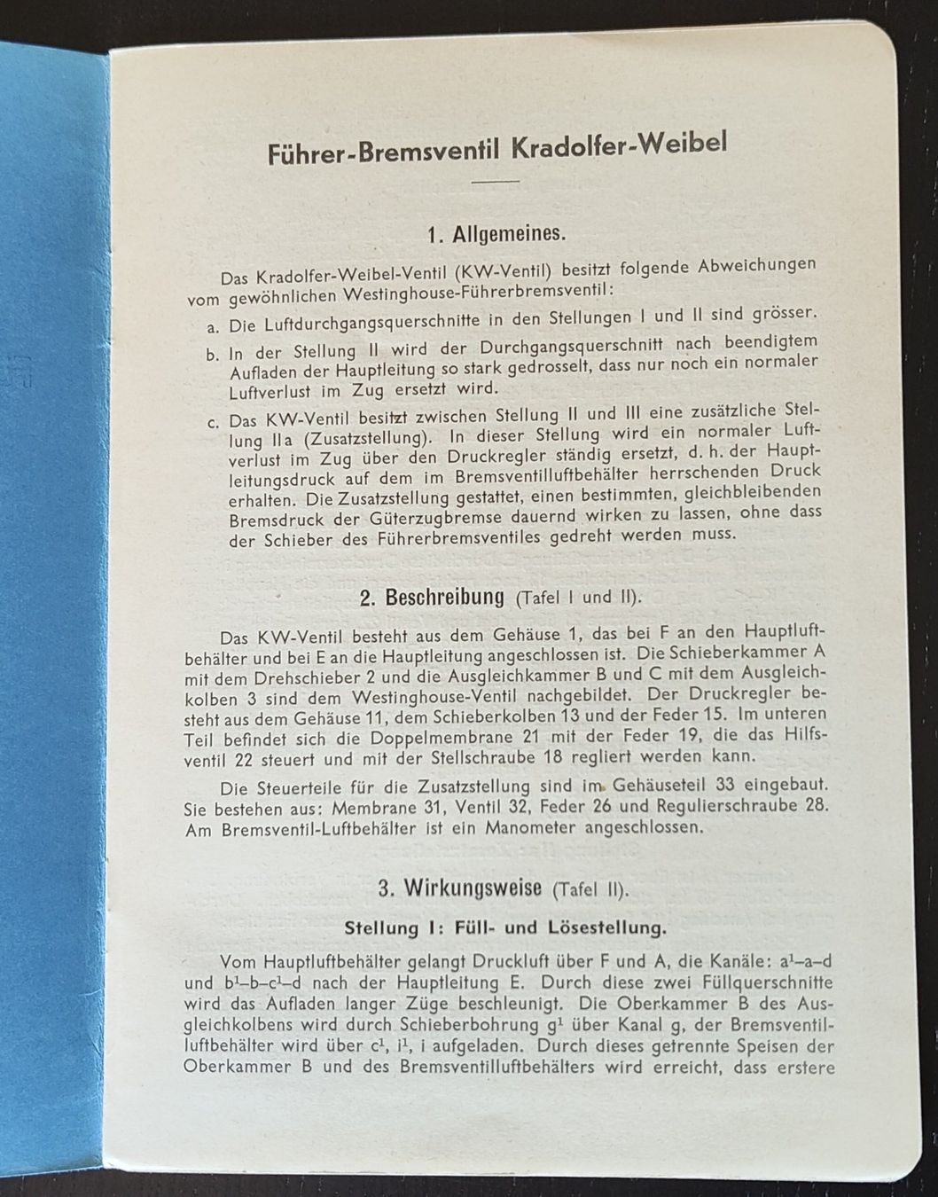 Documenti: Führer-Bremsventil Kradolfer-Weibel 1942 – Usato da Biberist venduto da Slick 1