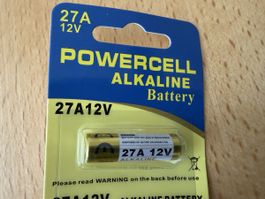 Neue Powercell 27A 12V Alkaline Batterie