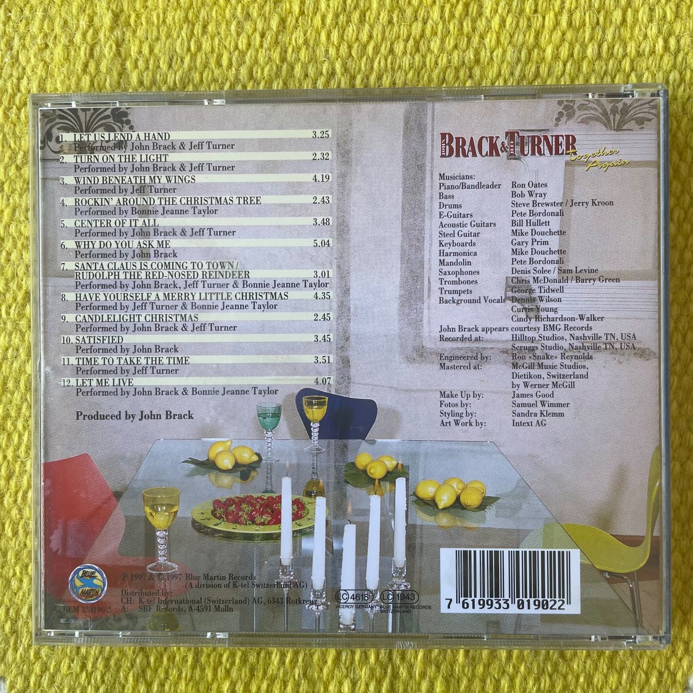 CD: JOHN BRACK&JEFF TURNER-TOGETHER AGAIN – Usato da Rorschacherberg venduto da CD-Roli 1