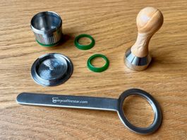 Wiederauffüllbare Kaffeekapsel aus Edelstahl für Nespresso