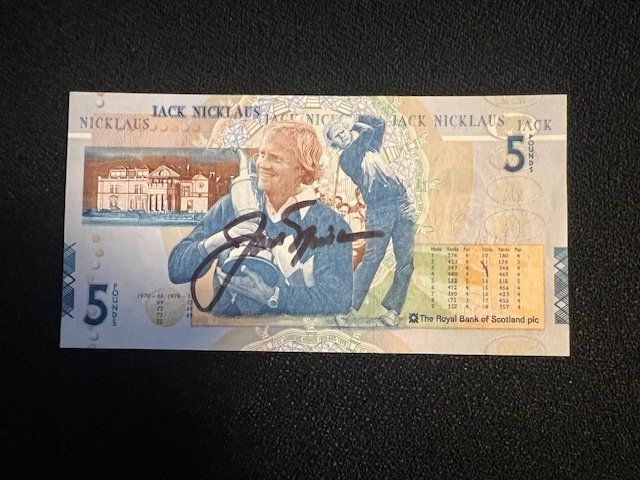 Autogramme: Banconota Jack Nicklaus firmata – Gebraucht aus S. Pietro von SORETOLO 1