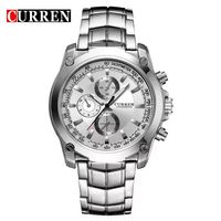 SALE 🇨🇭 | Elegante Herrenuhr–Edelstahl, silber Demomodell