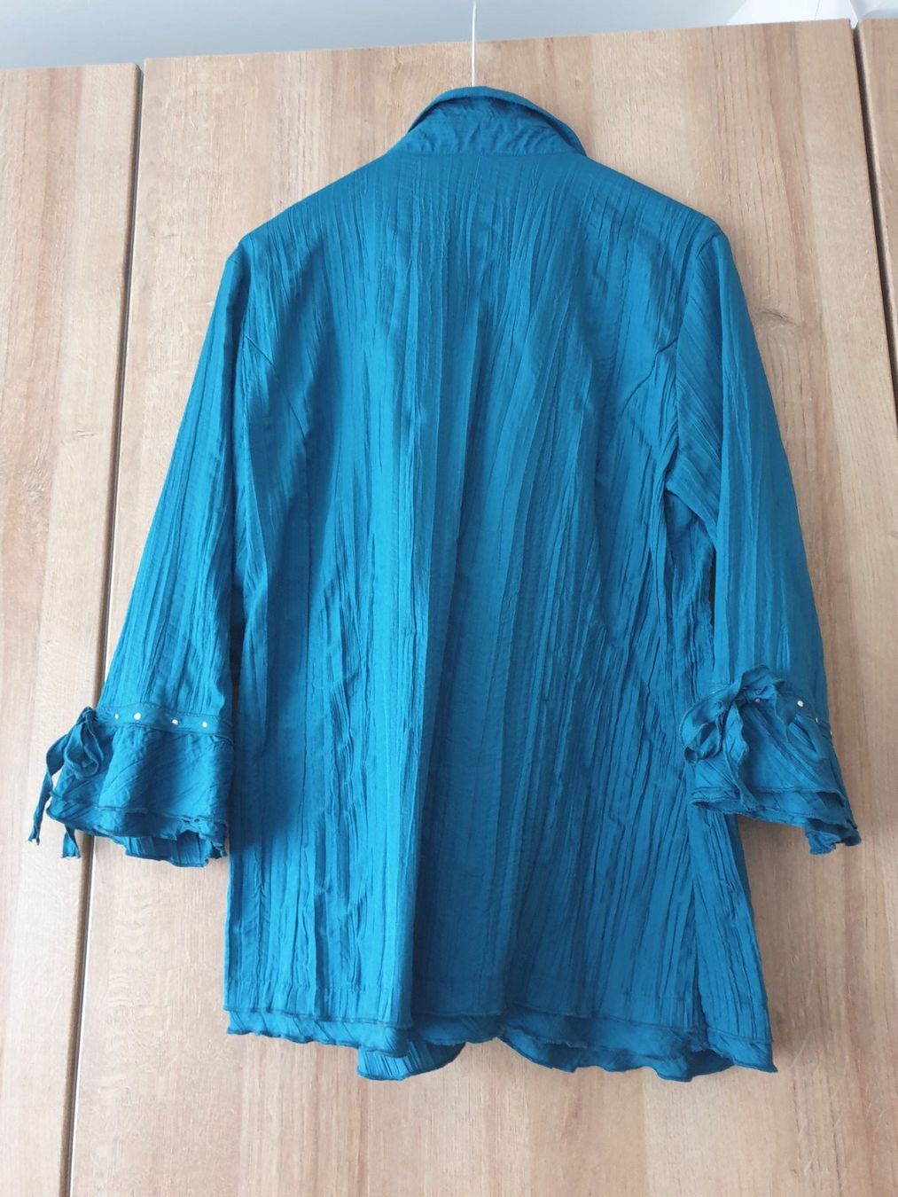 C&A Camicette: Damen Bluse, mit Halskette, petrol, Gr. 40 – Usato da Möriken AG venduto da pam66 1