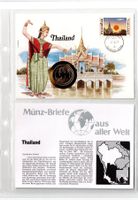 Thailand_Münzbrief mit Beschreibung