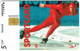 Taxcard Chip-1730 Sportcard Eislauf ungebraucht 400 Ex
