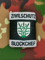 Schulterpatte ZIVILSCHUTZ BLOCKCHEF, Variante 2