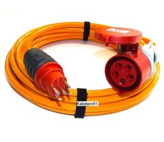 Aktion 10m Stromadapter Uebergang T25 IP55 auf CEE16-5 IP44