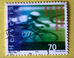 Nr.989 GESTEMPELT Radfahrer 2000   Siehe Original Fotos.  ﻿