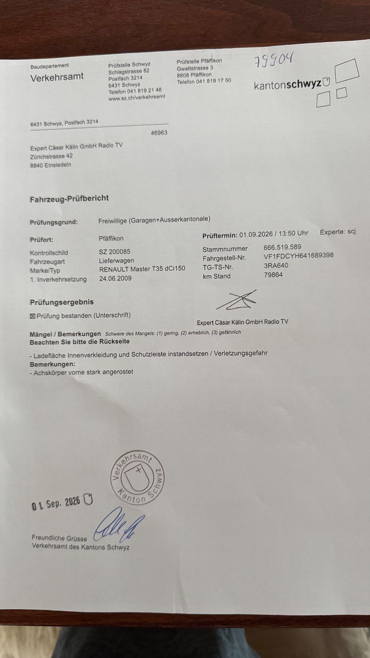 Renault Veicoli commerciali: RENAULT Master T35 dCi150 – Usato da Einsiedeln venduto da patsteiner74 9
