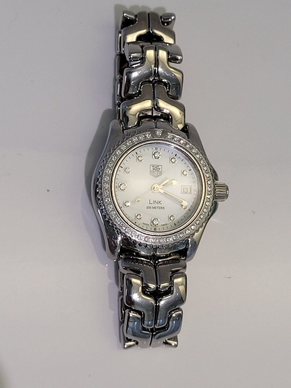 Tag Heuer Orologi: TAG Heuer Link mit Brillanten – Usato da Ennetmoos venduto da Billi20 2