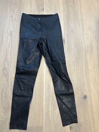 Pantalon Cuir, noir, souple  strech, taille 38,