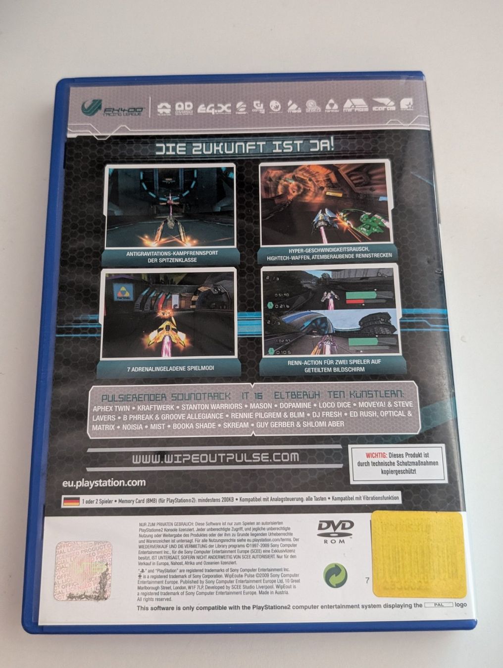 Spiele: Wipeout Pulse - Playstation 2 PS2 Game – Gebraucht aus Hünenberg See von SpecialEditionGaming 1