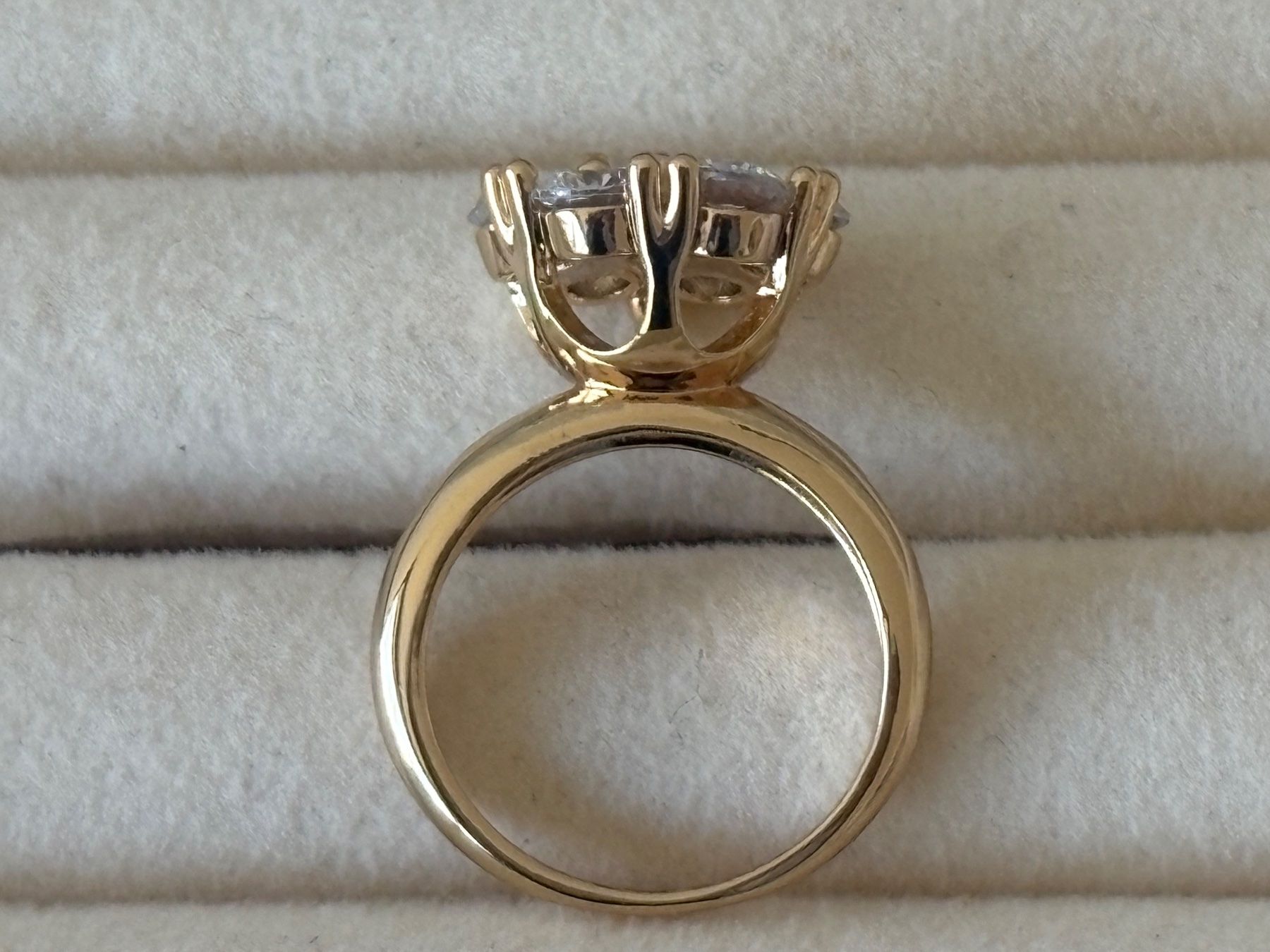 Ringe: Luxus Elegante Gr: 16/6 Ring Gold Farbe – Neu (gemäss Beschreibung) aus Biel-Bienne von Roserosse13 3