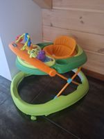 Lauflernhilfe Chicco grün/orange mit Spielbogen guter Zus...