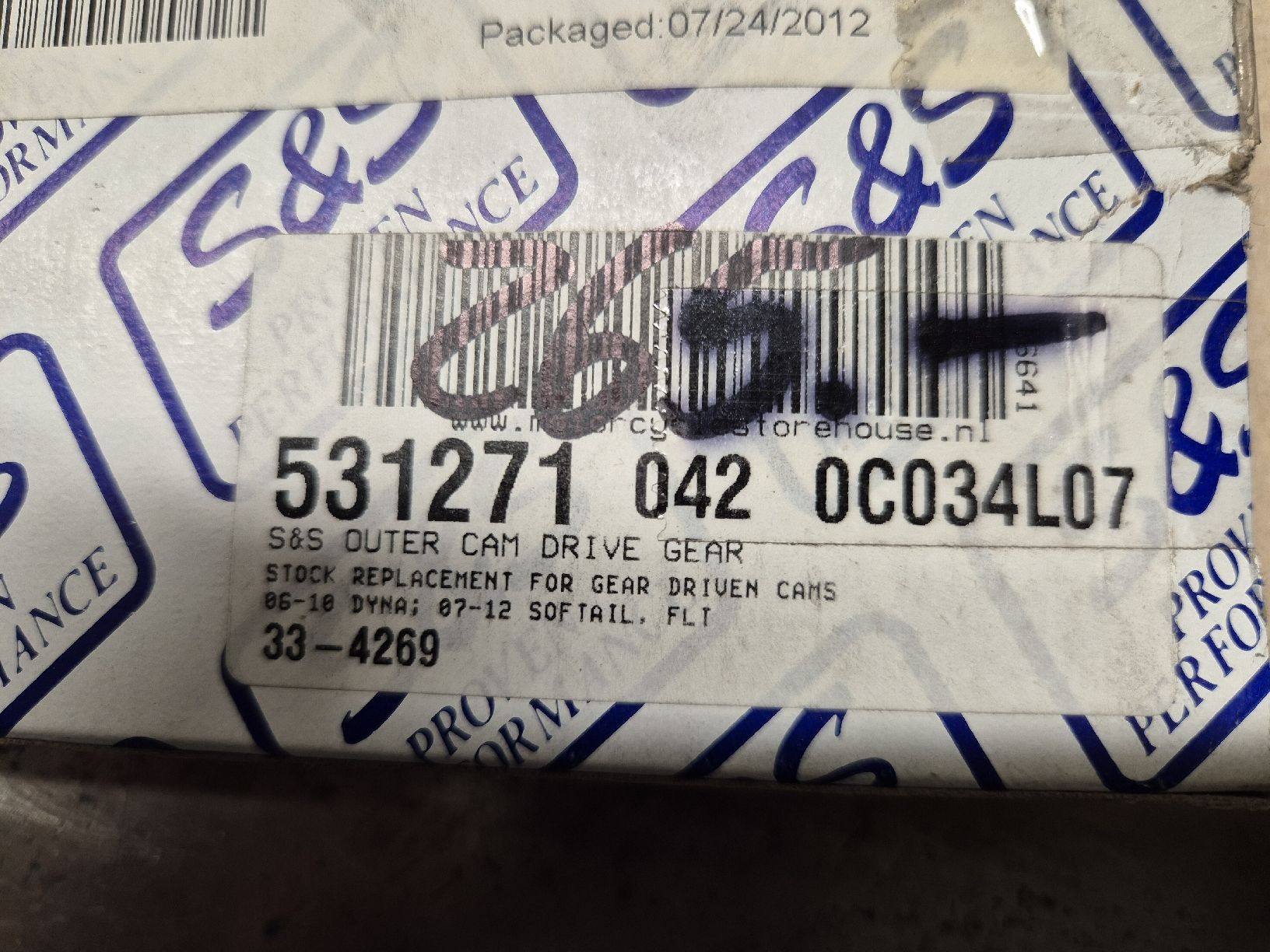 Harley-Davidson Alle Motorradersatzteile: Pignon arbre à cames Harley-Davidson S&S – Neu und originalverpackt aus Le Locle von CHEGUA 2