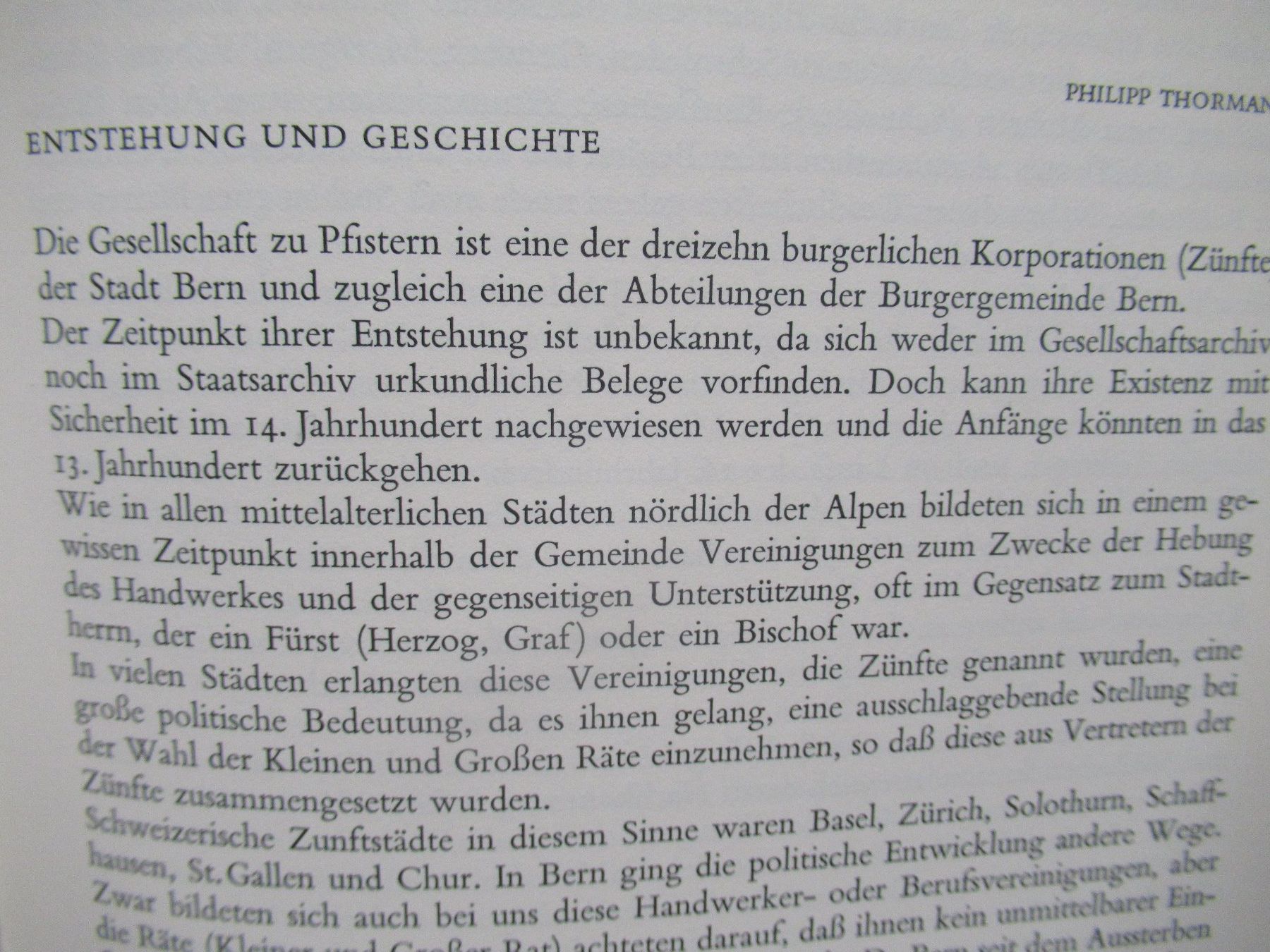 Libri: DIE GESELLSCHAFT ZU PFISTERN IN BERN – Usato da Moosseedorf venduto da haro01 1