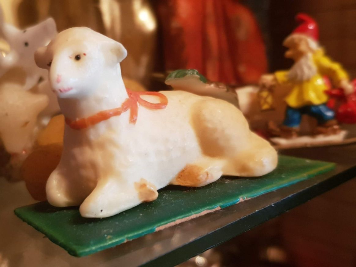 Figuren: Krippenfigur Schaf – Gebraucht aus Mörschwil von antiksalon21 1