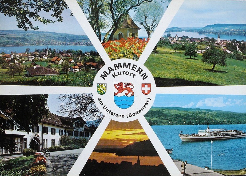Cartoline postali: MAMMERN am Untersee - Schiff Thurgau – Usato da Jona venduto da philajona