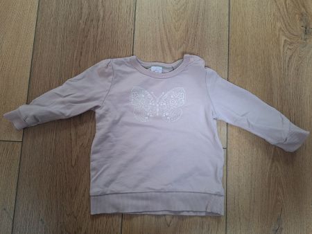 Süsser Mädchen Pullover mit Schmetterling, Grösse 68