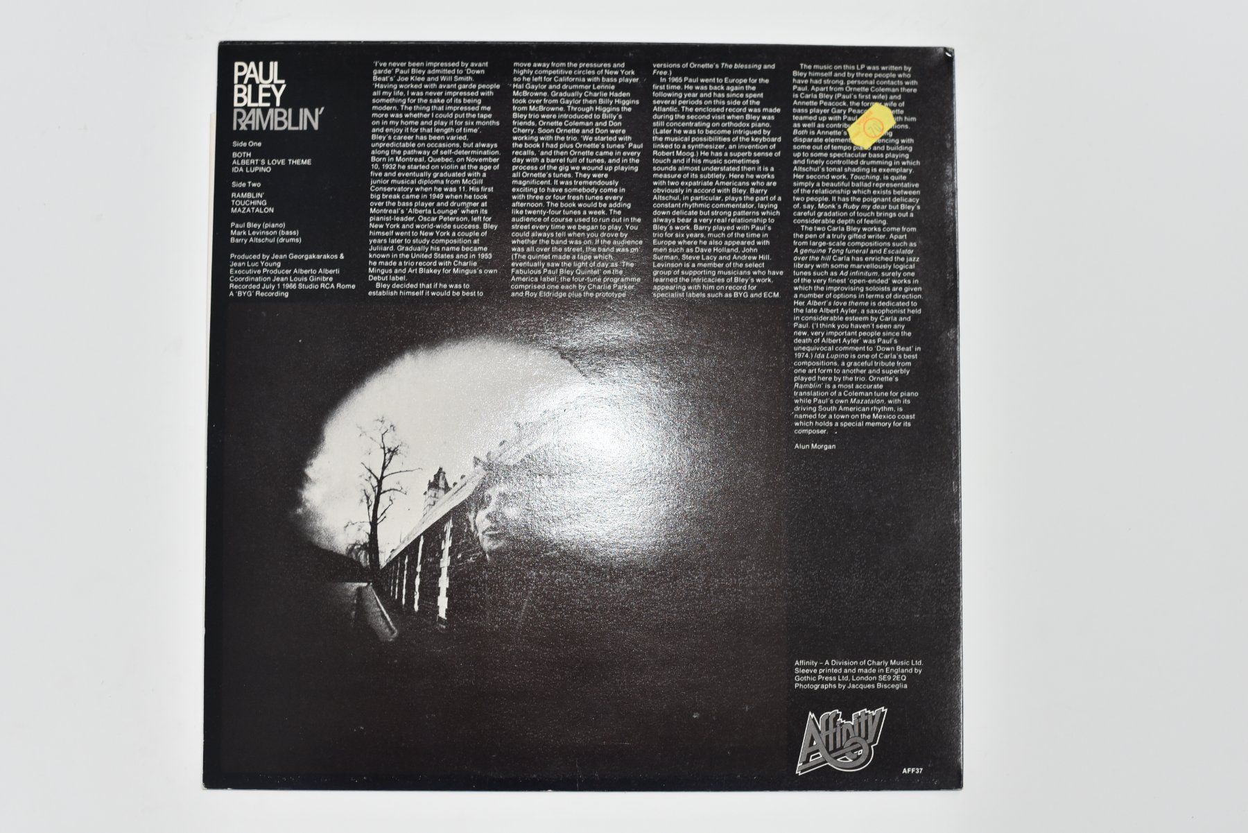 Vinyles: Schallpatte Paul Bley - Ramblin' – D'occasion à Glis par AtelierManus 1