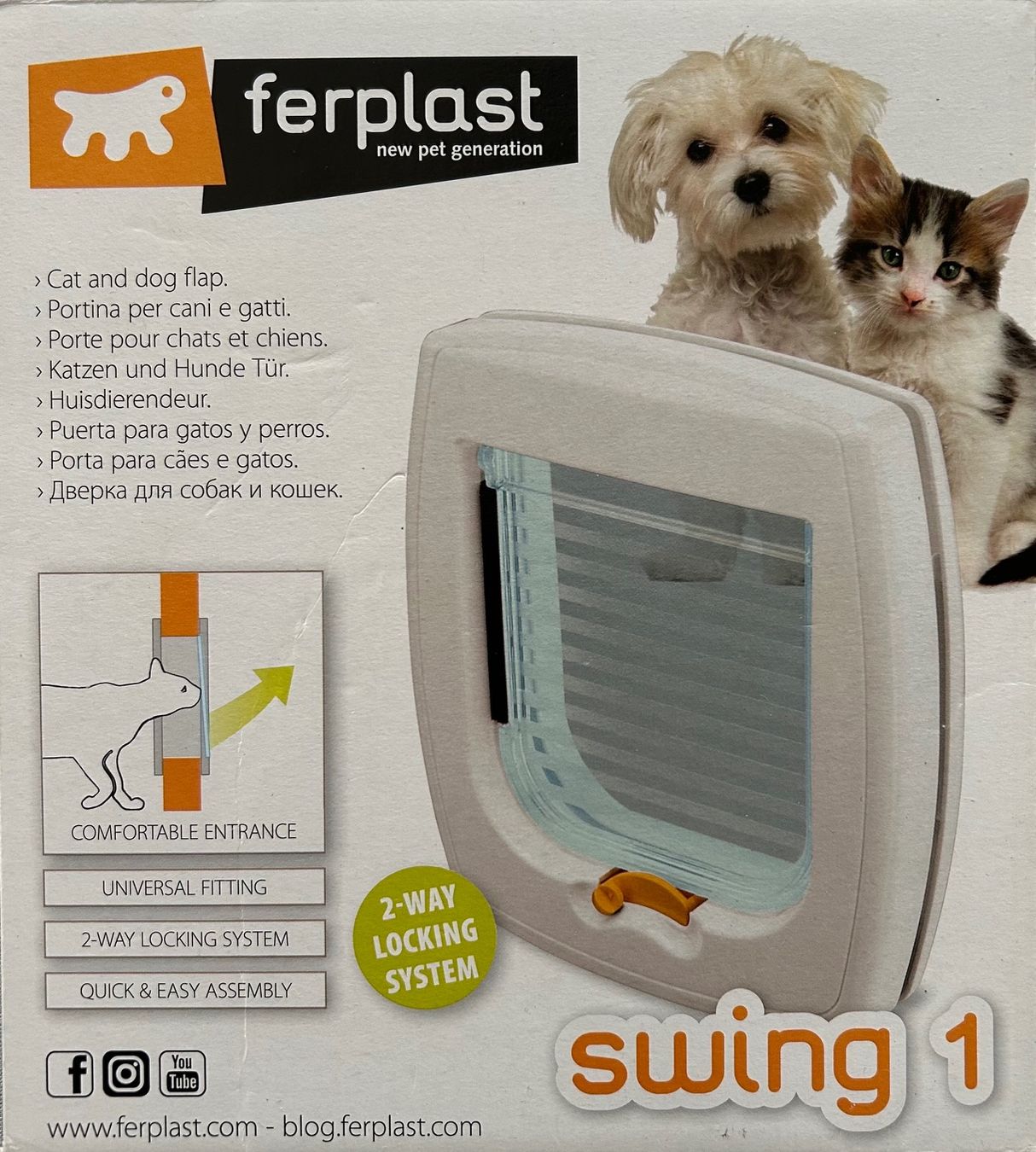 Katzenklappen: Ferplast Katzen- oder Hundetüre – Neu und originalverpackt aus Bern von iRicardo01