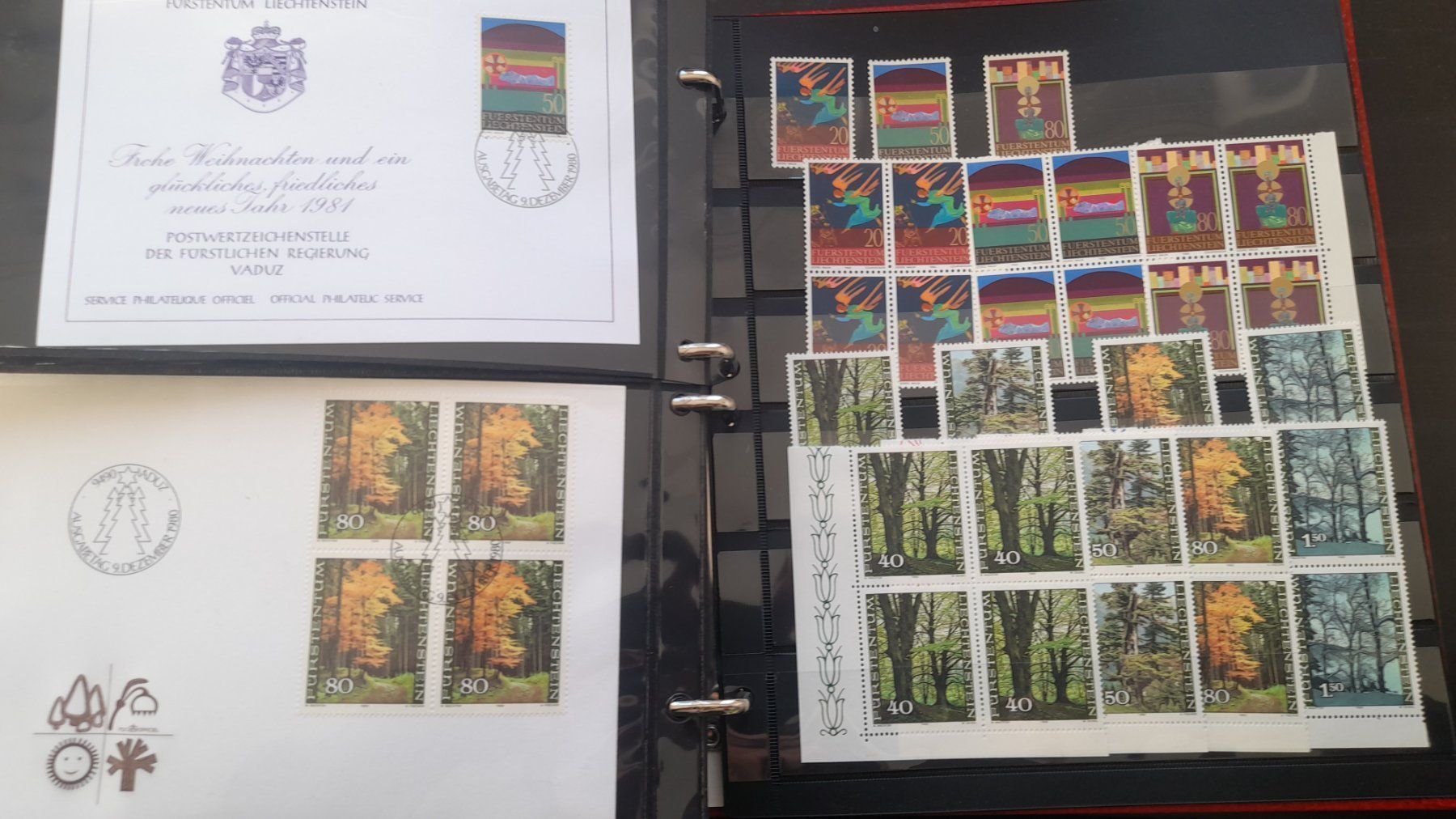 Alle Briefmarken: 1978-1980 Liechtenstein – Gebraucht aus Balgach von SIMEON27 2