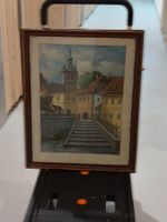 Ölgemälde Stundturm Schässburg Siebenbürgen