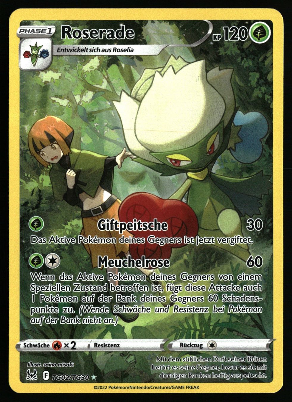 Pokémon Carte collezionabili: Roserade #TG02 Pokemon Verlorener Ursprung – Usato da Feuerthalen venduto da Plazatoys