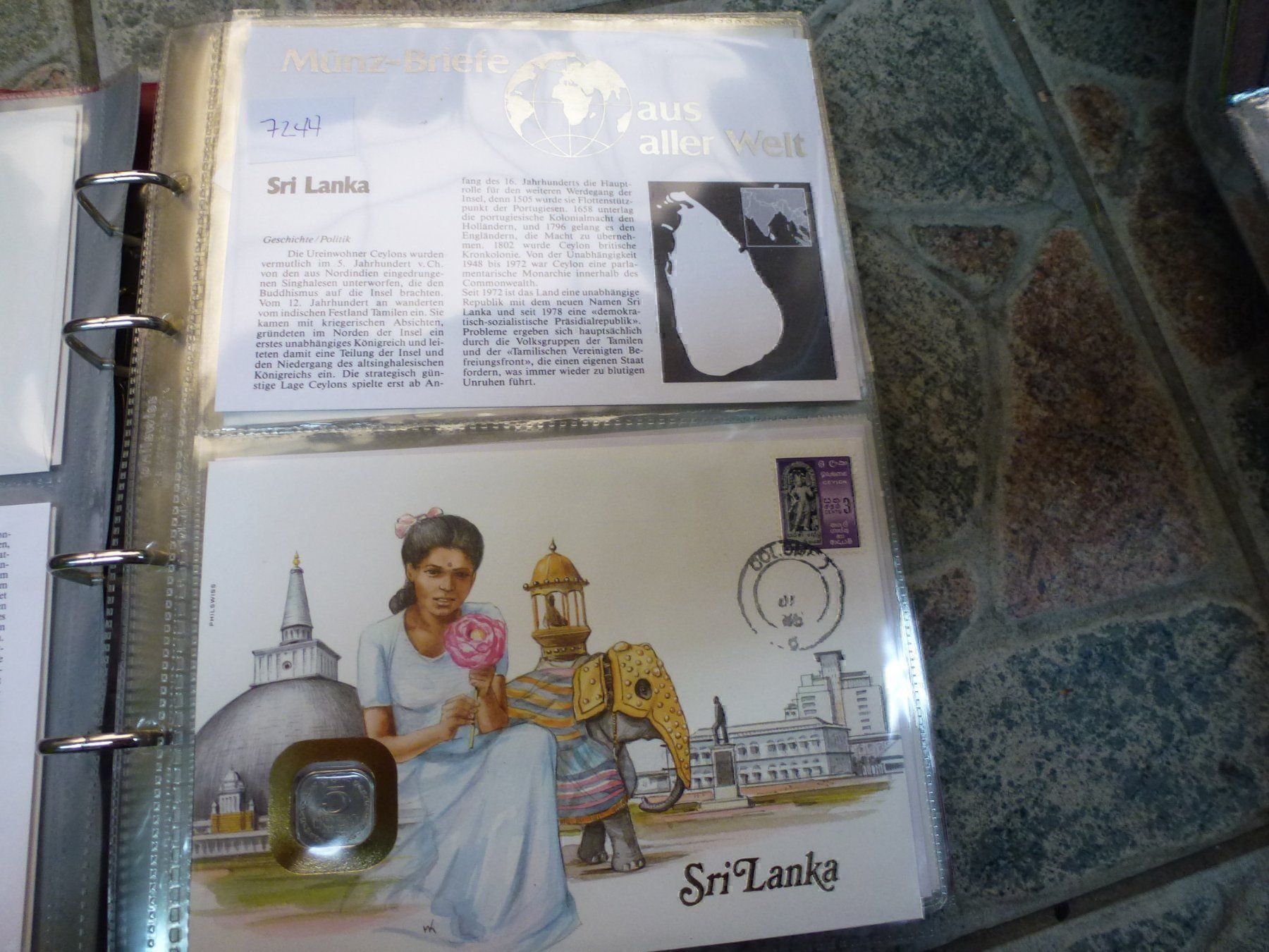Tutti le monete: Münzbrief Sri Lanka – Usato da Olten venduto da Disc-Verkauf