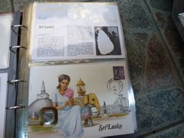 Münzbrief Sri Lanka