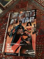 Original Werbeplakat Superman, Batman, Our worlds at War