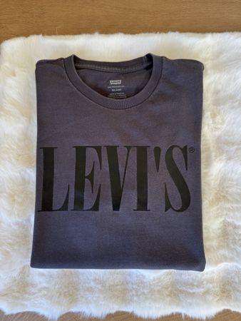 T-shirt Levi's gris foncé, taille S, Homme