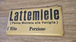 Vecchia insegna "Lattemiele"