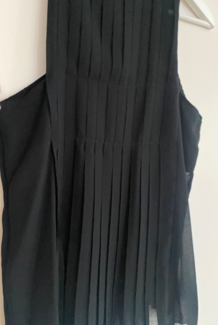 Tops: Plissee-Oberteil in Schwarz, Gr.38/40 – Gebraucht aus Zürich von Maria2021 4