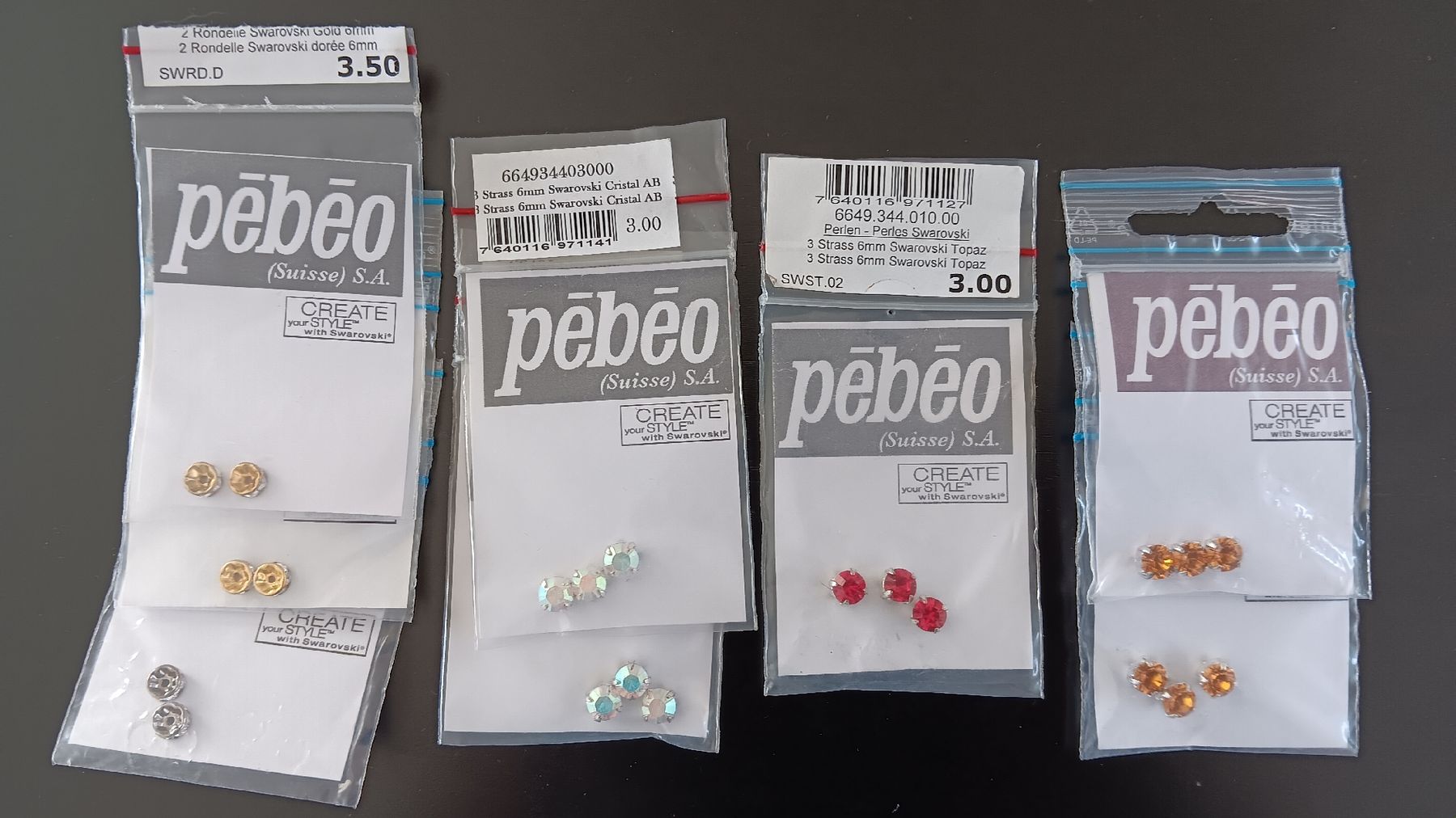 Perle (finte): lot de swarovski – Nuovo e nell'imballaggio originale da Ferlens VD venduto da sunshine321