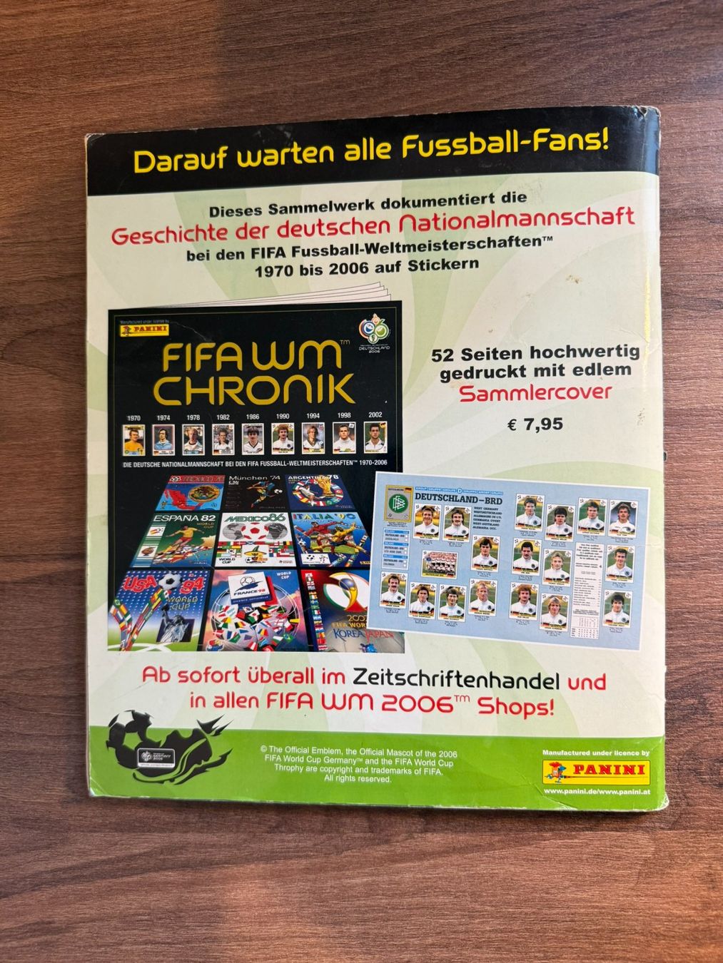 Panini Album: Panini Album WM 2006 - Komplett – Usato da Chiggiogna venduto da TheLegend88 8