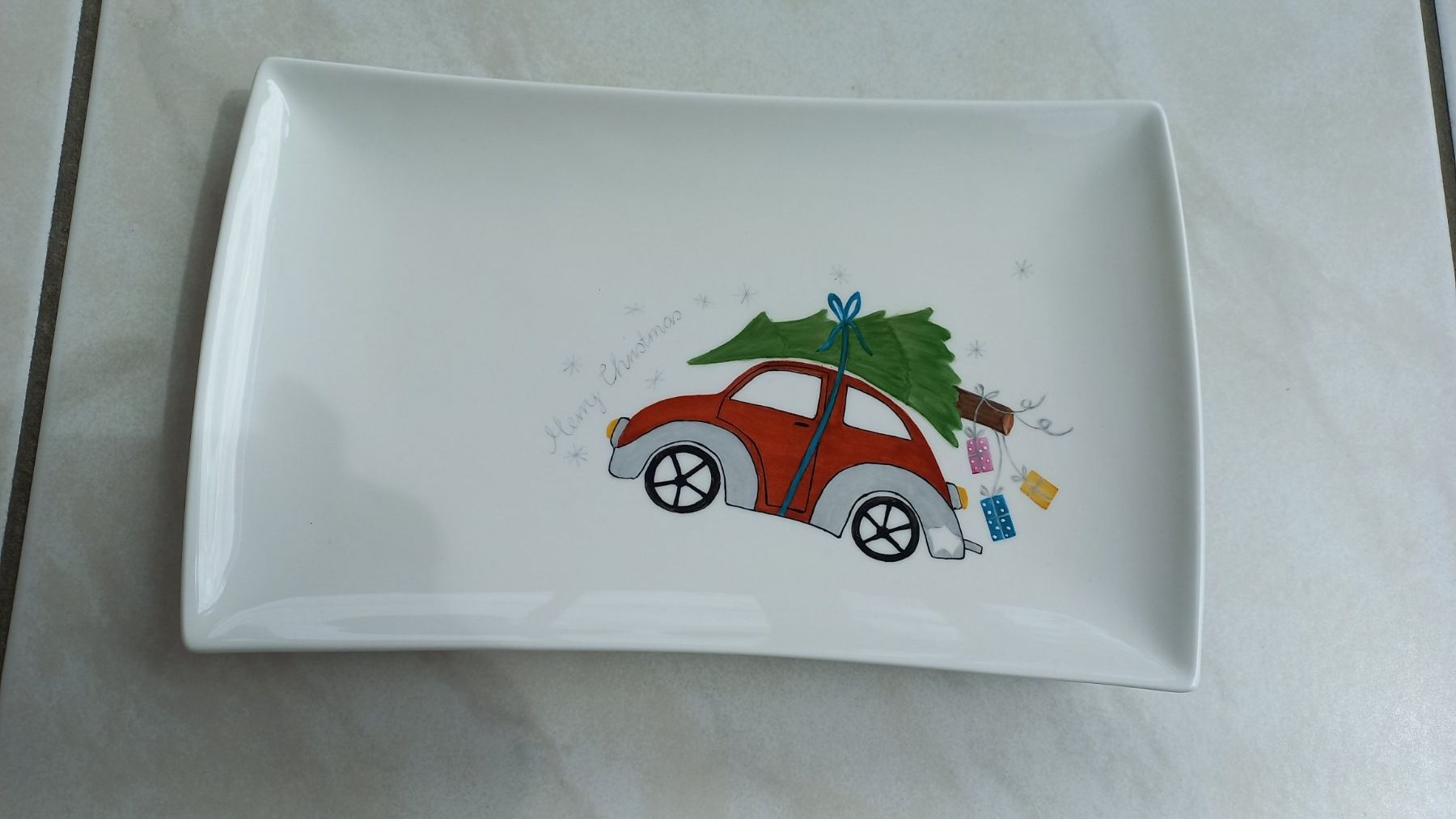 Piatti di portata: Porzellan Servierplatte Handgemalt – Nuovo e nell'imballaggio originale da Winistorf venduto da acreativ1