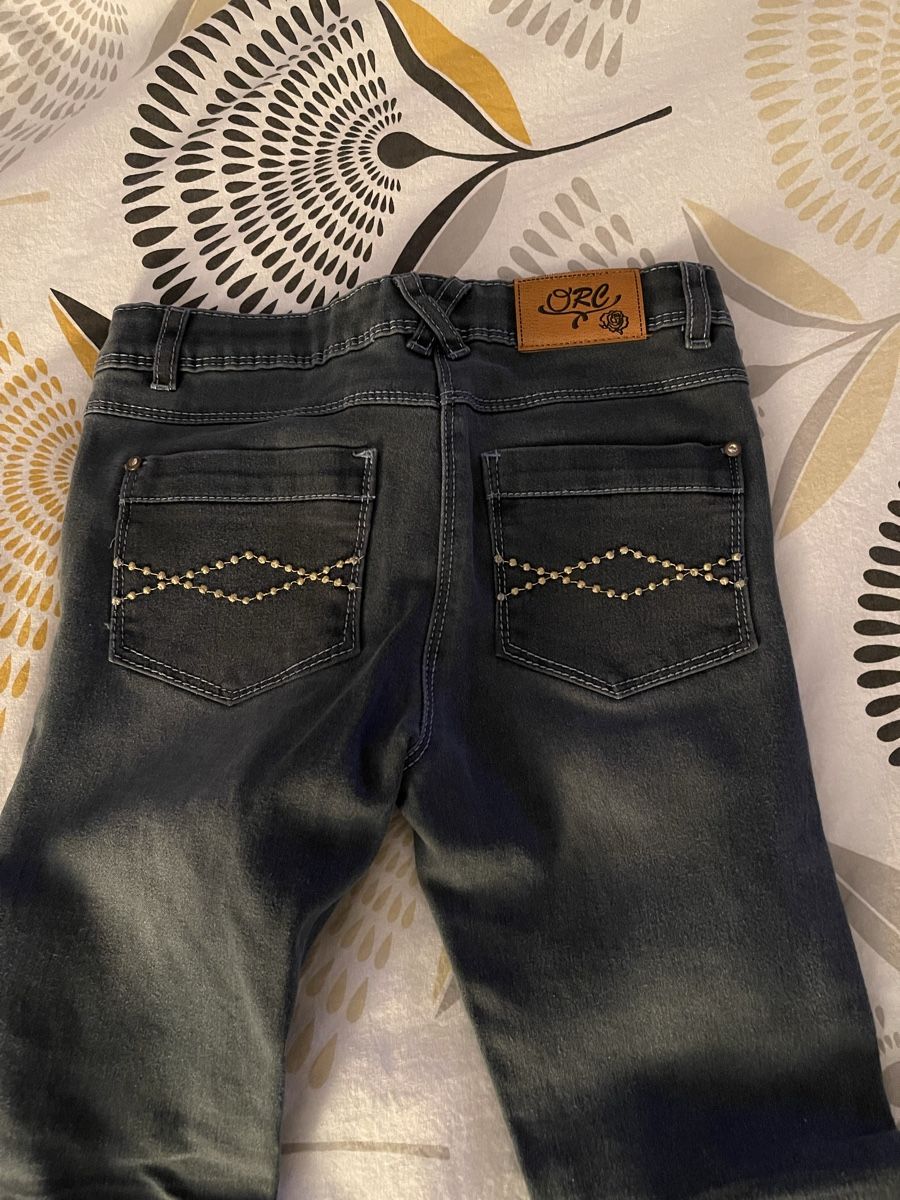 Pantaloni: Jeans marque orchestra fille 8 ans – Nuovo (secondo la descrizione) da MARLY venduto da AISLEE 2