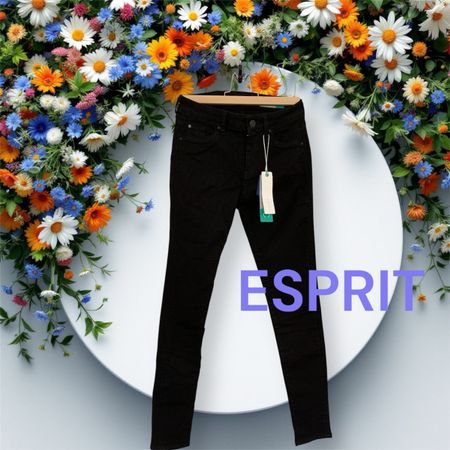 Esprit Jeans Schwarz, Skinny Fit, Top Zustand, Grösse 25 👖