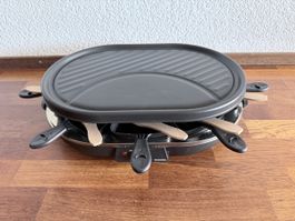 Appareil à raclette 8 personnes plaques grill