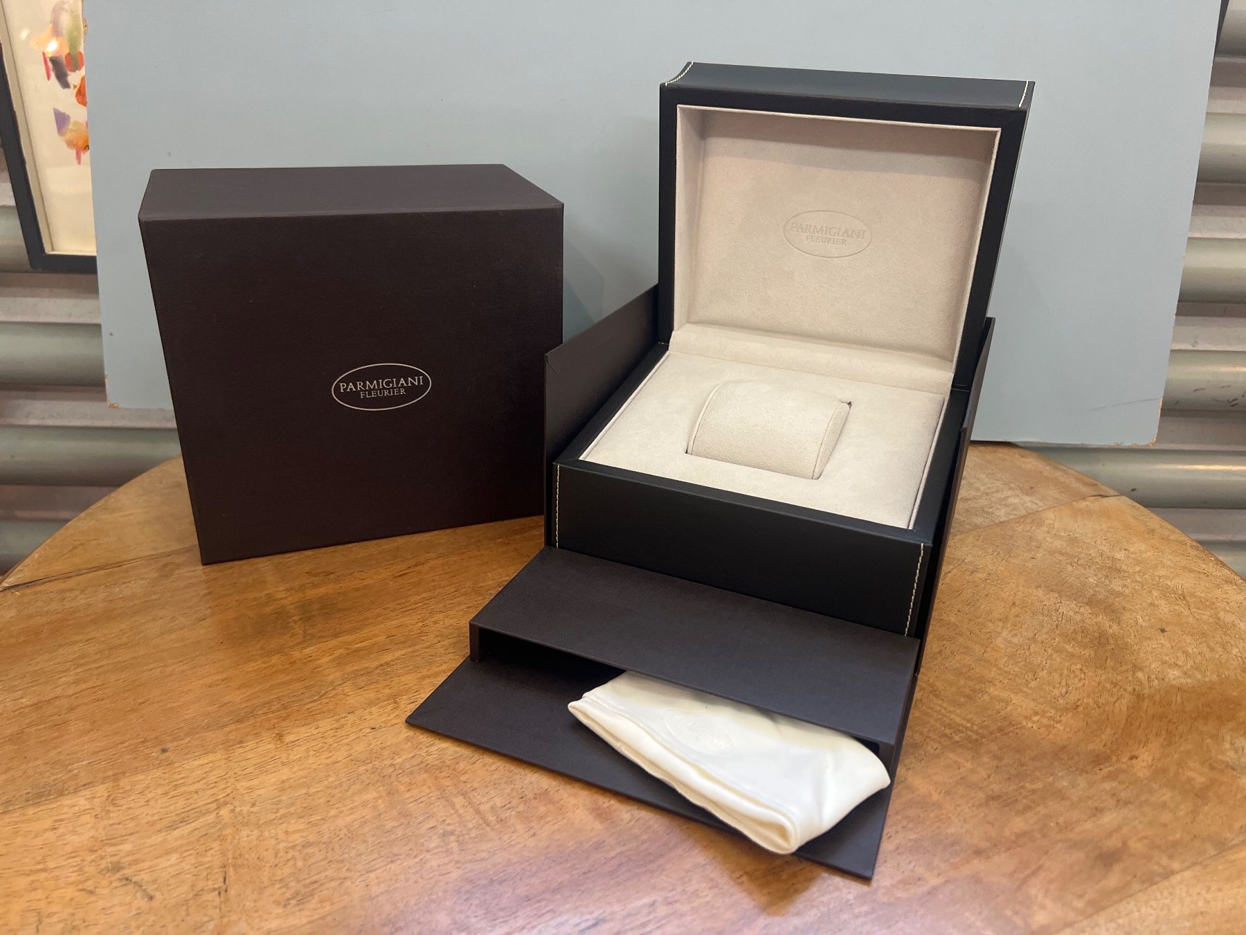 Parmigiani Fleurier Orologi: PARMIGIANI Fleurier - Uhrenbox – Usato da Otelfingen venduto da Yossi-68 1