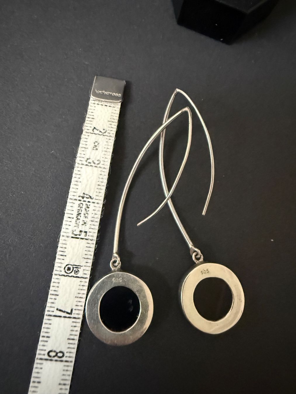 Orecchini pendenti & Orecchini a lobo: Silber Ohrringe mit Onyx 925 – Usato da Spiegel b. Bern venduto da Rogger72 2