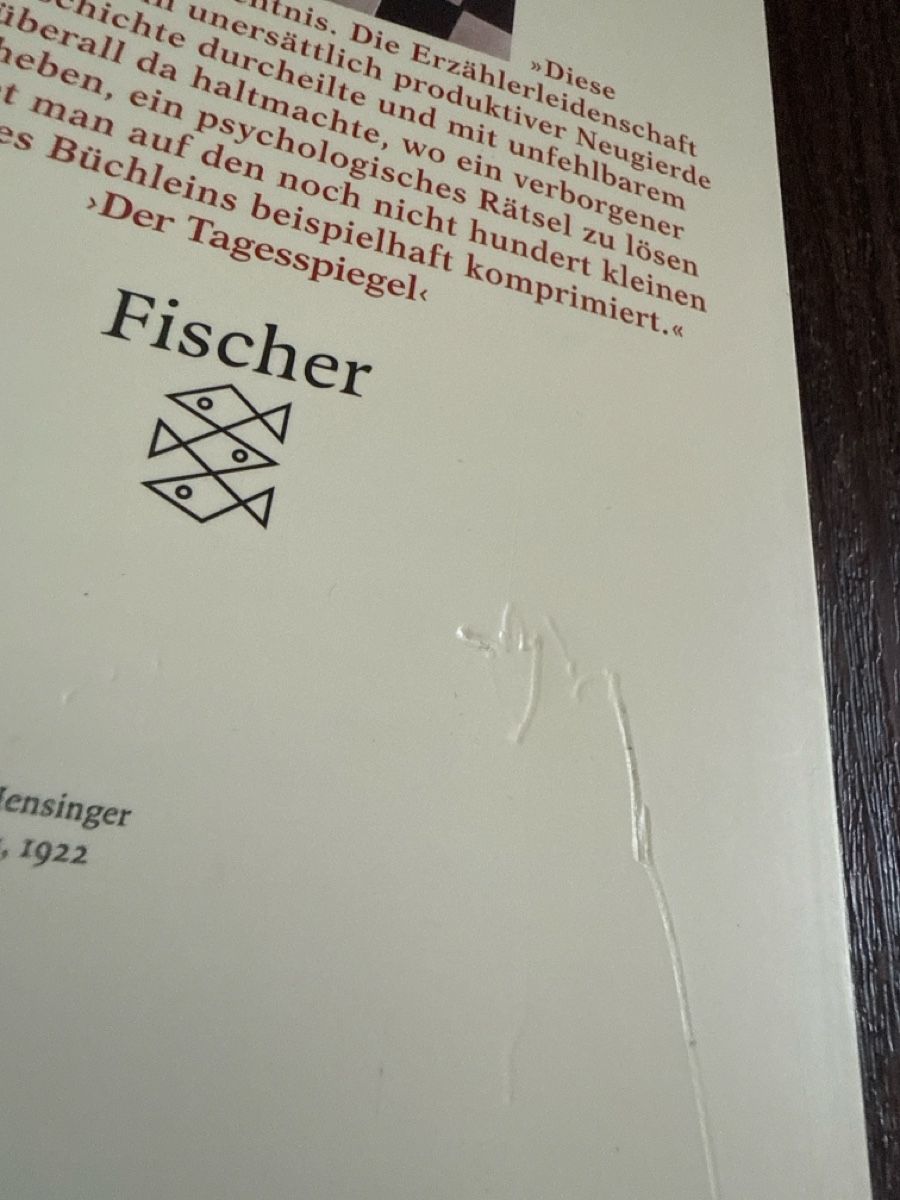 Libri: Schachnovelle Stefan Zweig – Usato da Gränichen venduto da cat_lady 2