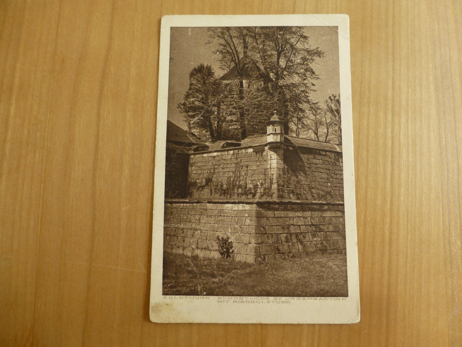 Ansichtskarten: Solothurn, Ansichtskarte St.Ursenbastion – Gebraucht aus Bettlach von 1saurer